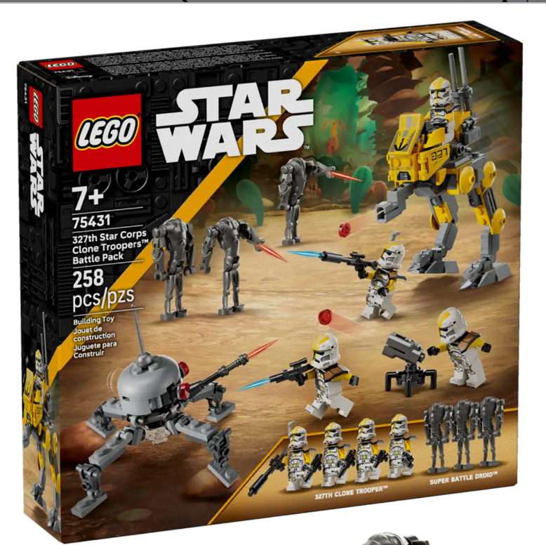 Star Wars 327th Star Corps Clone Troopers Battle Pack