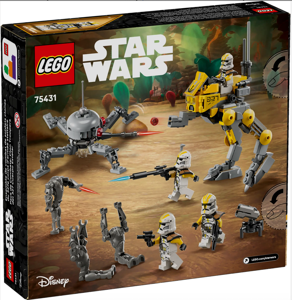 Star Wars 327th Star Corps Clone Troopers Battle Pack
