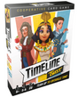 Timeline Twist cooperative card game box featuring historical characters for ages 8 and up, 2 to 6 players.