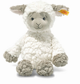 Soft and cuddly baby lamb plush with a smiling face and extra-soft coat perfect for children’s hugs and play.