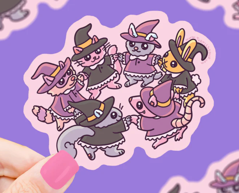 Witchy Critter Coven Sticker