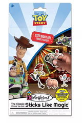 Toy Story Colorforms Travel Set with repositionable character stickers for creative play on the go