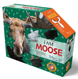 24pc I AM MOOSE Puzzle