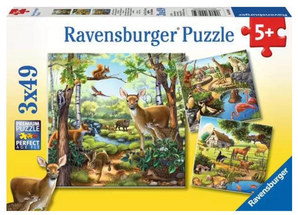 49pc Animals Puzzles