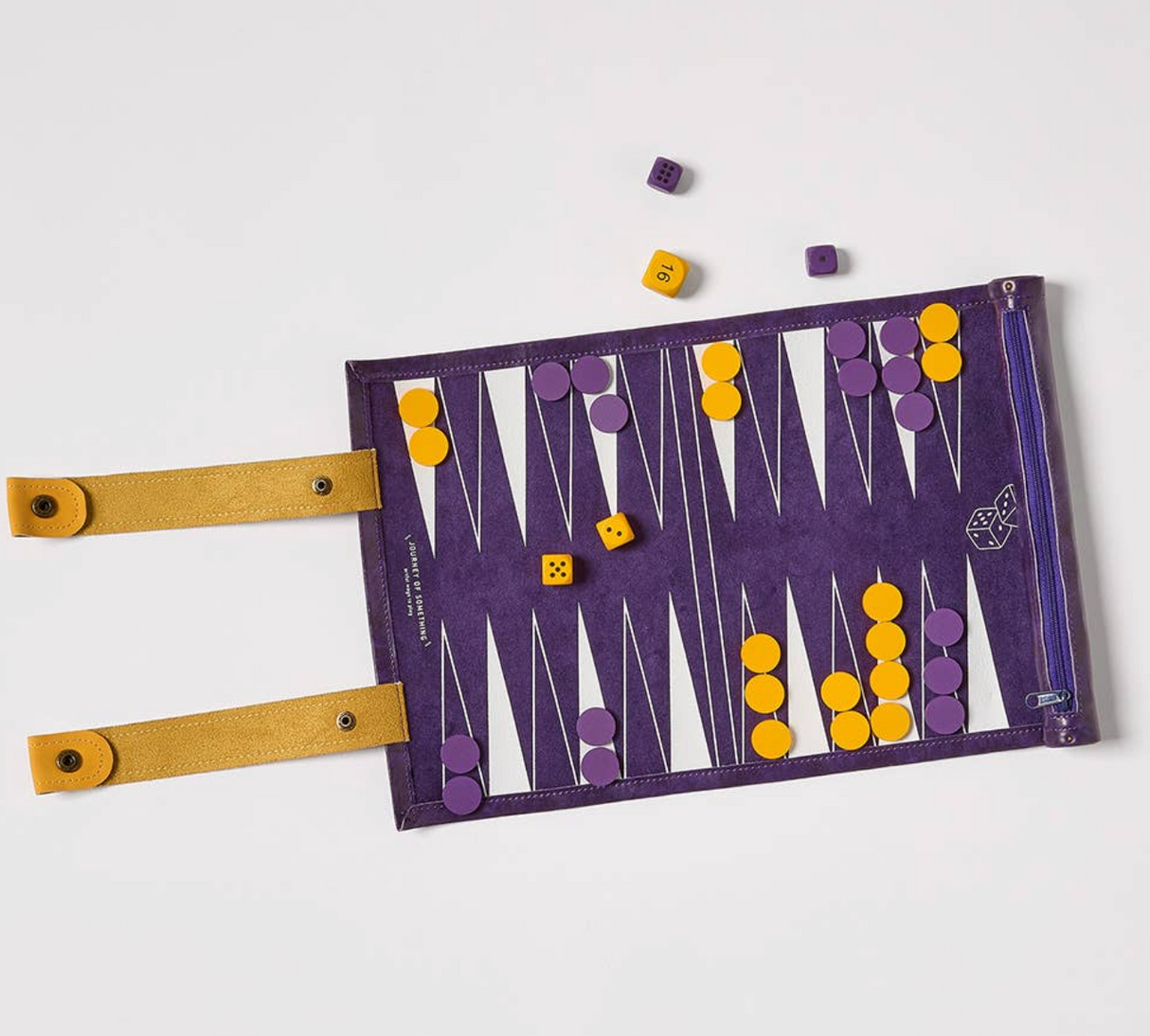 Portable Roll-Up Backgammon