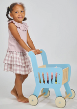 Wooden Shopping Cart