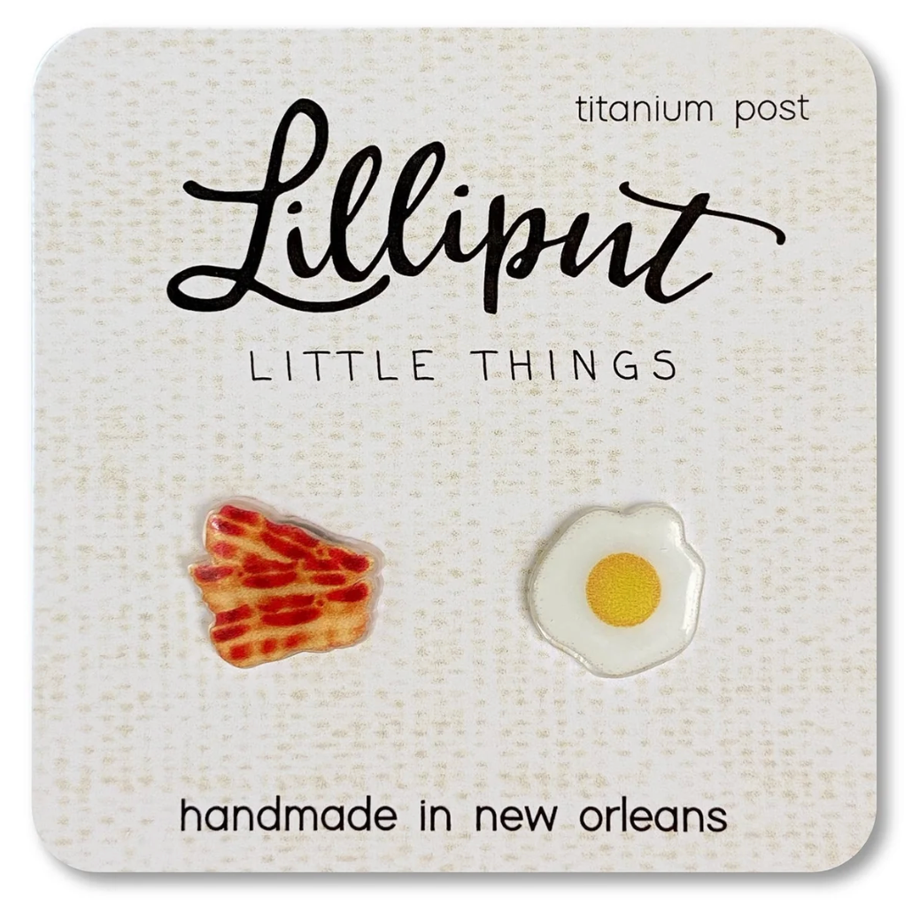 Bacon & Egg Earrings