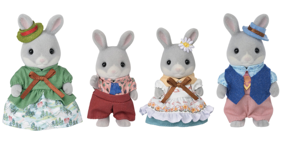 Cottontail Rabbit Family