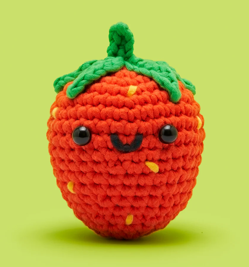 The Woobles Crochet Kit | Alice the Strawberry