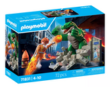Heroes | Hero Battle Against Giant Lizard