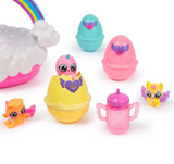 Hatchimals Alive Neon Rainbow Spring Basket