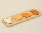 Silicone & Wood Puzzle | Jungle
