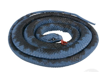 Blue Viper Rubber Snake