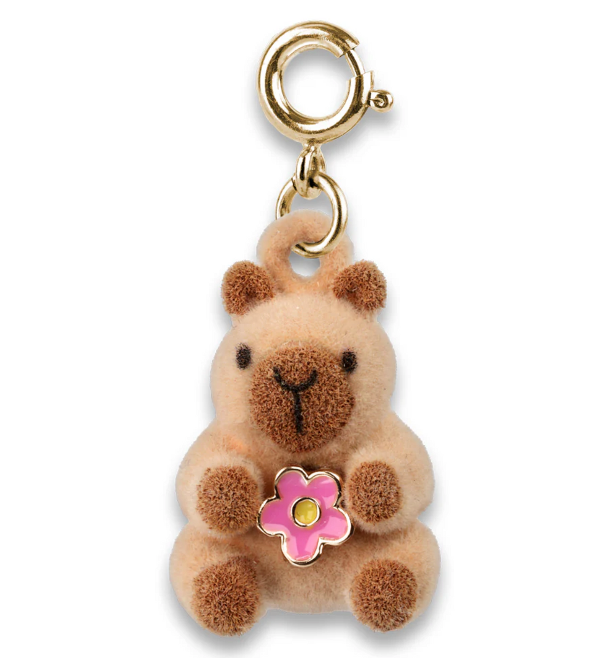 Gold Fuzzy Capybara Charm