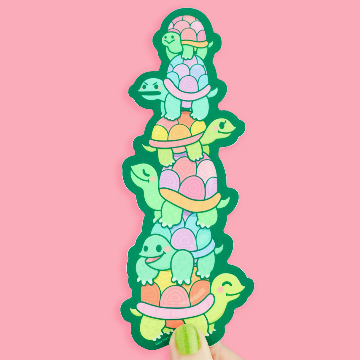Turtle Stack Long Sticker