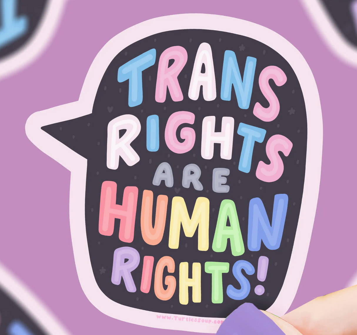 Trans Rights Are Human Rights Sticker