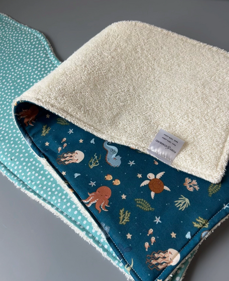 Burp Cloths | Ocean Lullaby