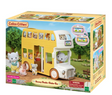 Nursery Double Decker Bus toy with animal figures shown in colorful packaging