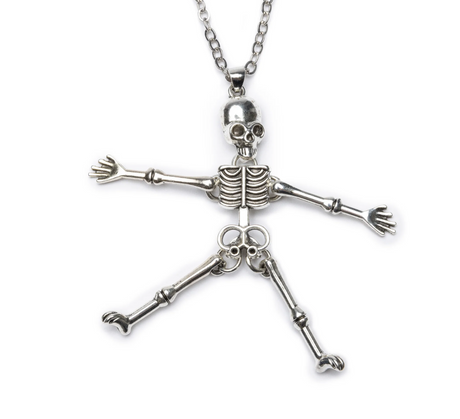 Spooky Scary Skeleton Necklace