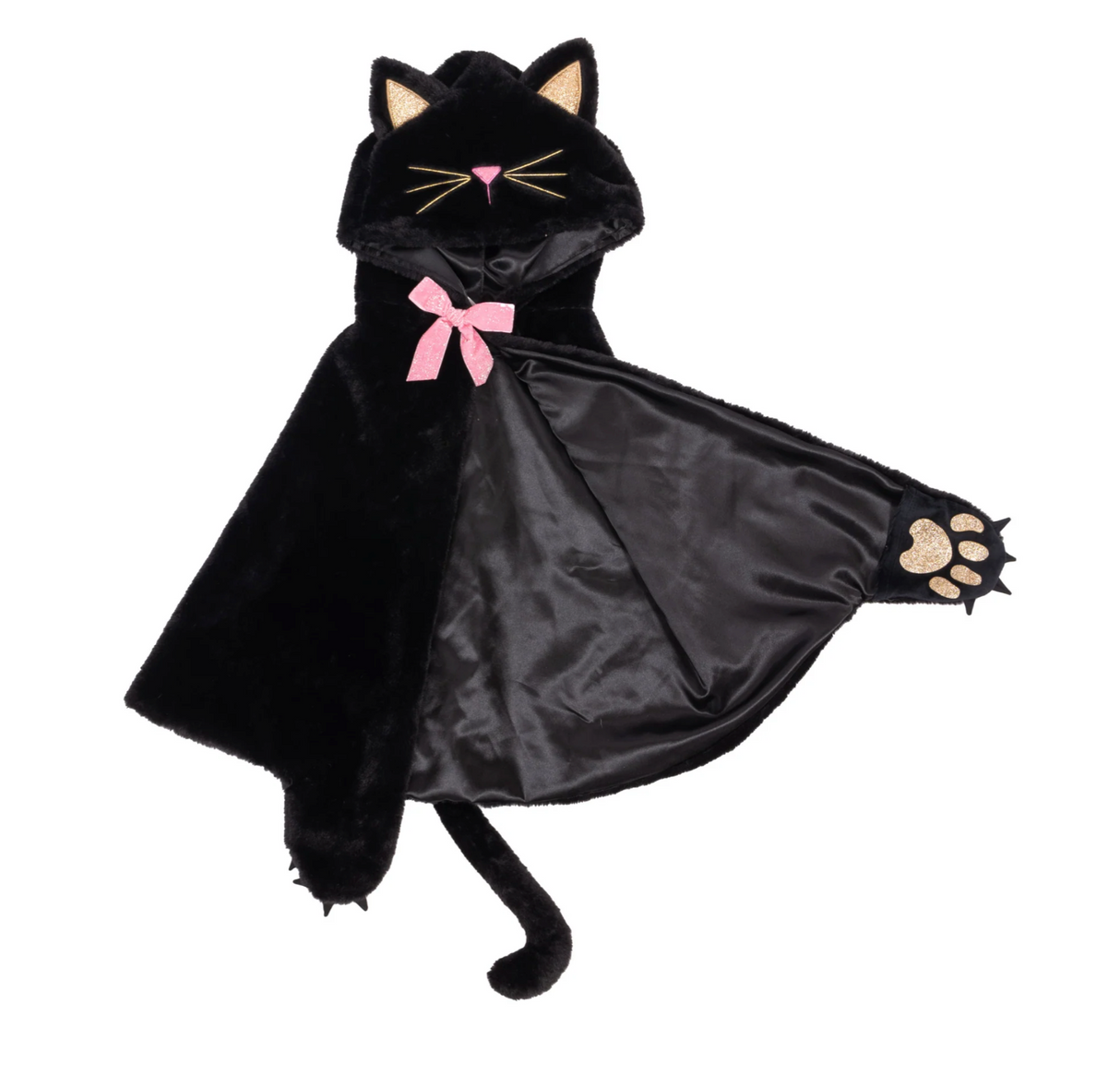 Black Cat Cuddle Cape | Size 4-6