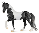 Battlefield Angel HP Fresian Sporthorse black and white horse figurine