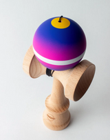 Kendama Horizon Fade | Bellwave wooden kendama with blue pink and white ball