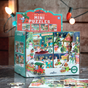 36pc Christmas Village Mini Puzzle box featuring colorful holiday scenes and festive artwork