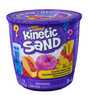 Kinetic Sand Surprise Takeout purple tub with colorful food themed kinetic sand surprises