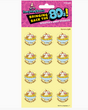 Scratch & Sniff Stickers | Banana Split sheet featuring colorful sundae stickers