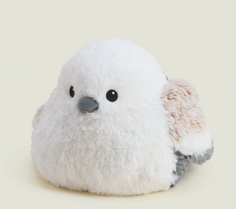 Warmies | Japanese Fairy Bird white plush bird with soft brown wings