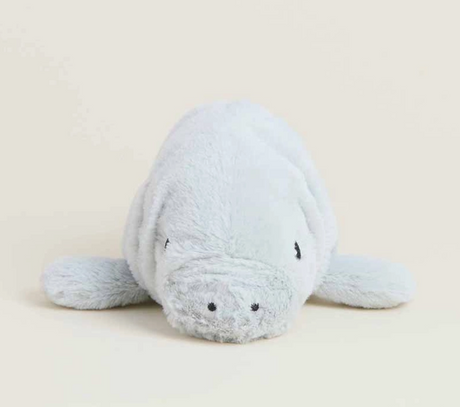 Warmies Junior | Manatee gray plush manatee stuffed animal