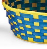 Bright Color Bamboo Easter Basket