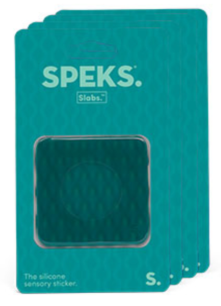 Speks. Slabs. The Silicone Sensory Sticker.
