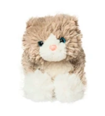Meow Kitten plush toy with soft beige and white fur and a sweet pink nose