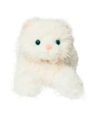 Meow Kitten plush white kitten with soft fur and a pink nose