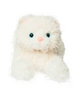 Meow Kitten plush white kitten with soft fur and a pink nose