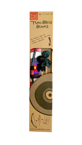 Two Bros Bow Set | Spectre in cardboard packaging with colorful bows and target artwork