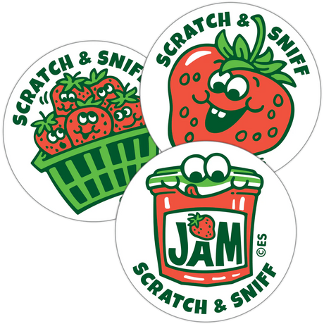 Scratch & Sniff Stickers | Strawberry