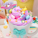 Unicorn Hot Cocoa Butter Slime