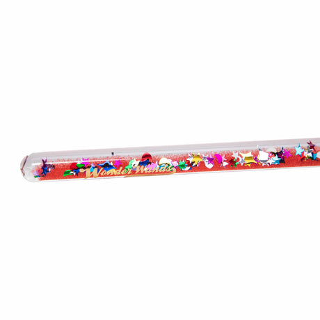 Wonder Wand | Glitter & Confetti with colorful star-shaped glitter and confetti inside a clear acrylic tube.