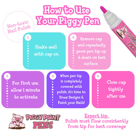 Nail Polish Piggy Pen