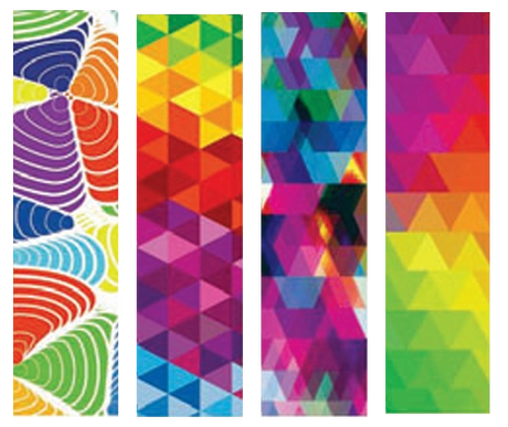 Zen Strips | Bumpy Brights featuring colorful bumpy textured strips with vibrant geometric patterns for tactile focus.