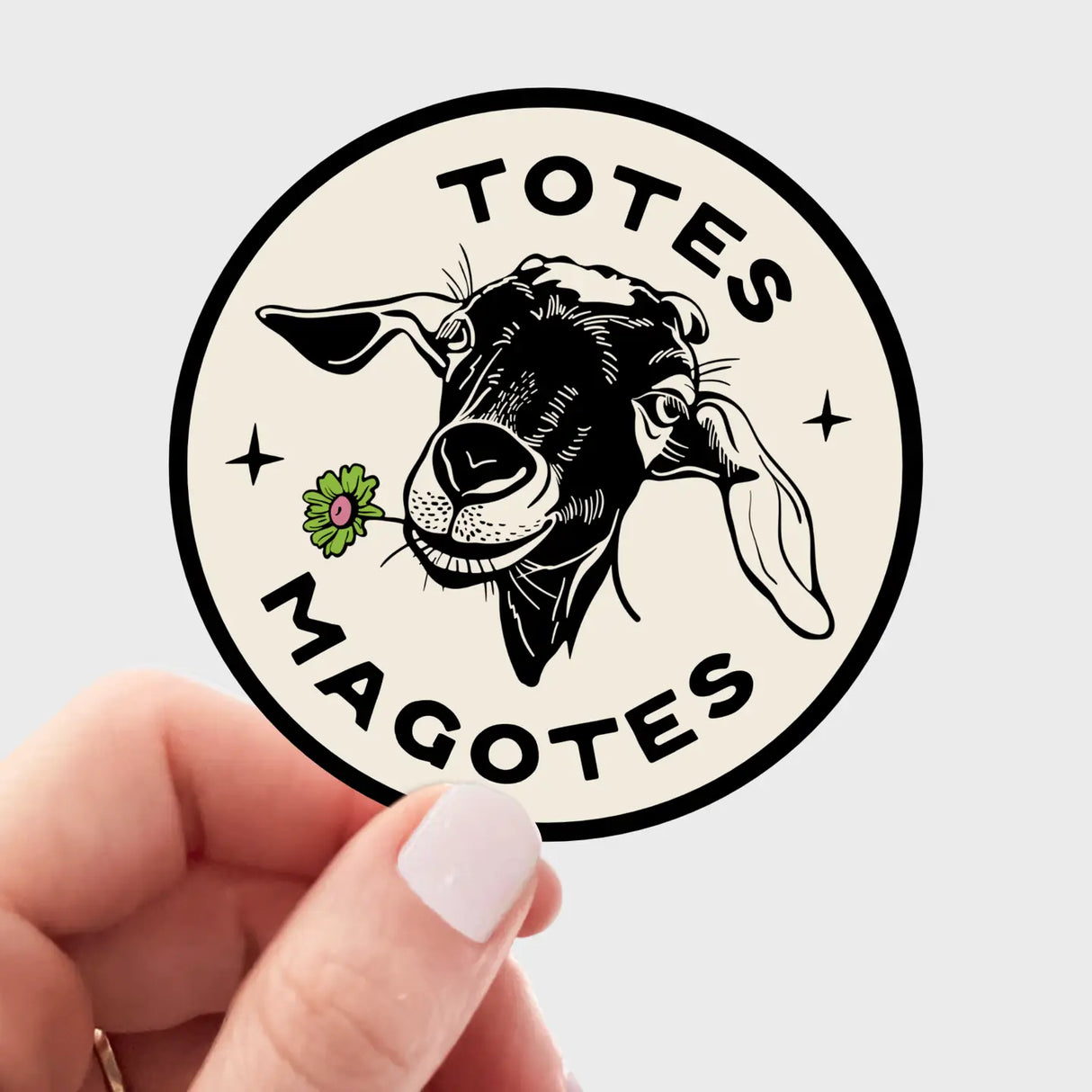Totes Magotes Goat Sticker