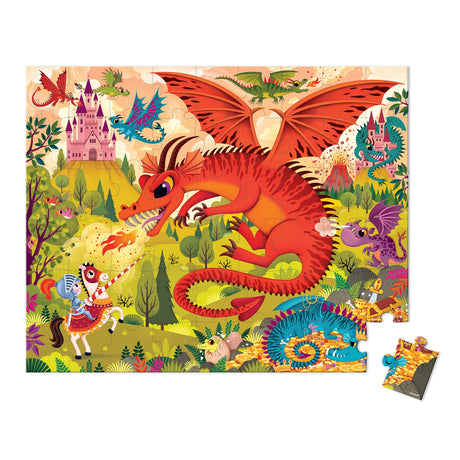 54pc Kingdom of Dragons Suitcase Puzzle