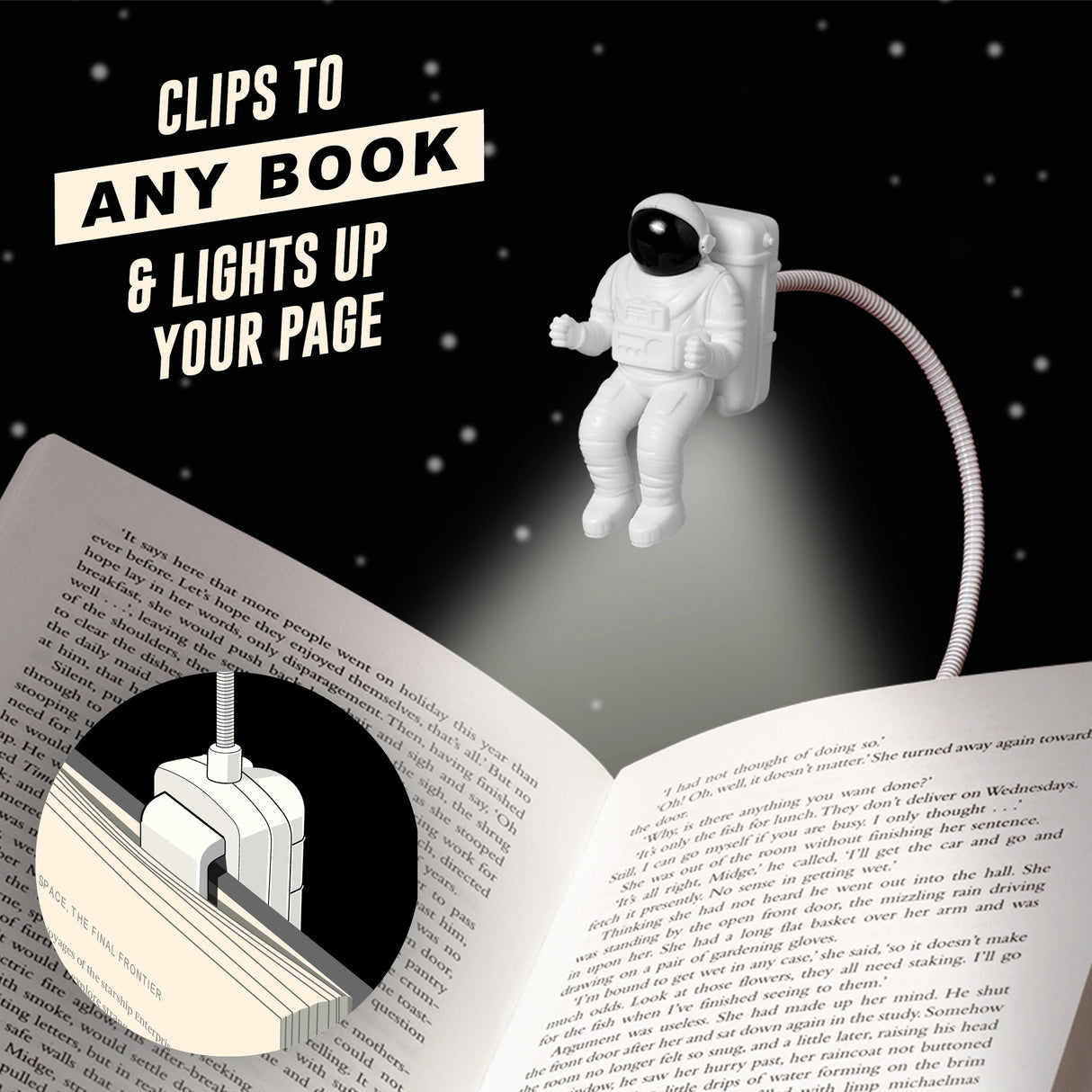 Incredible Spaceman Book Light