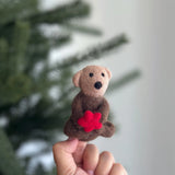 Felt Finger Puppet | Sea Otter