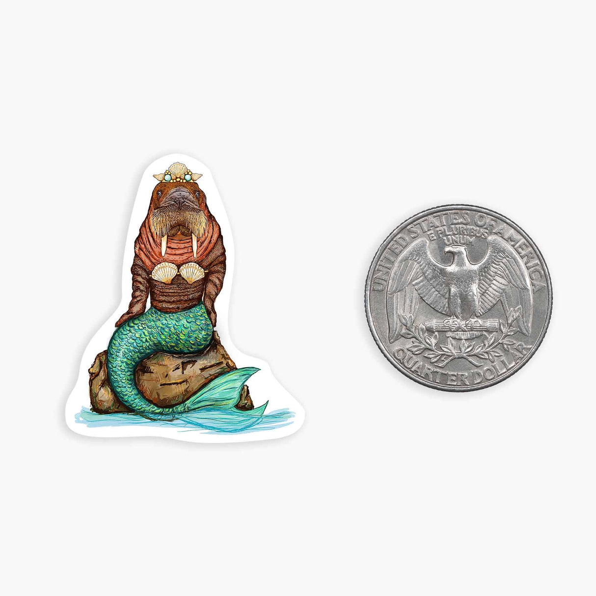 Merwalrus Mini Sticker
