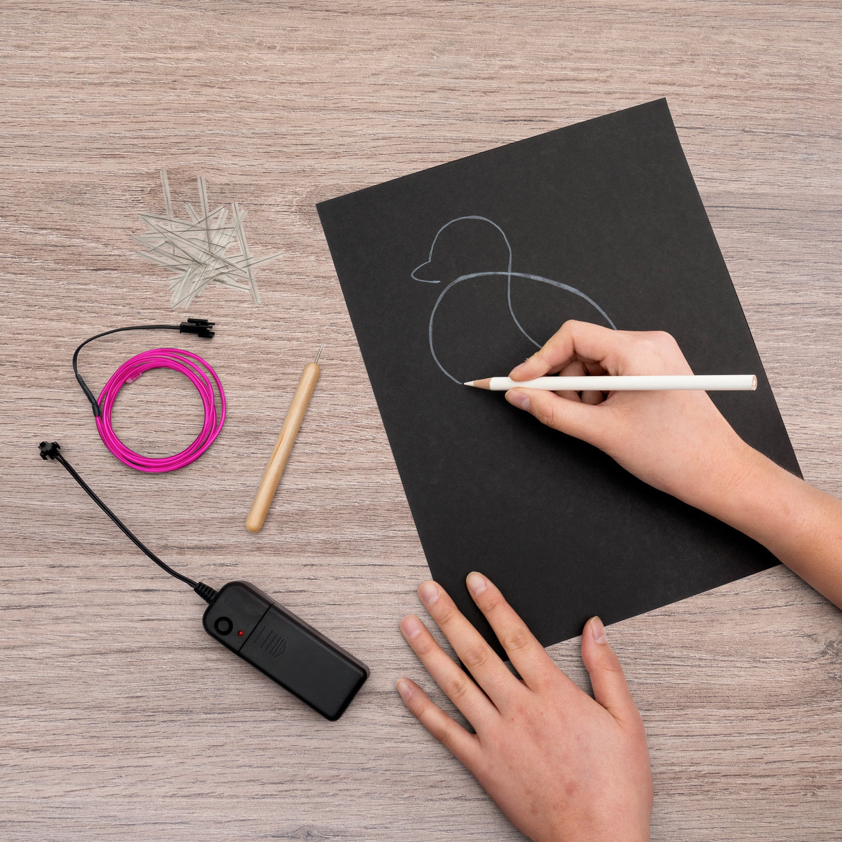 Light-Up Wire Art