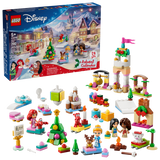 Disney Princess Advent Calendar 2026 featuring colorful LEGO Disney holiday figures and festive scenes