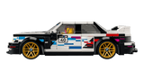 Speed BMW M3 race car model with blue white and black detailing